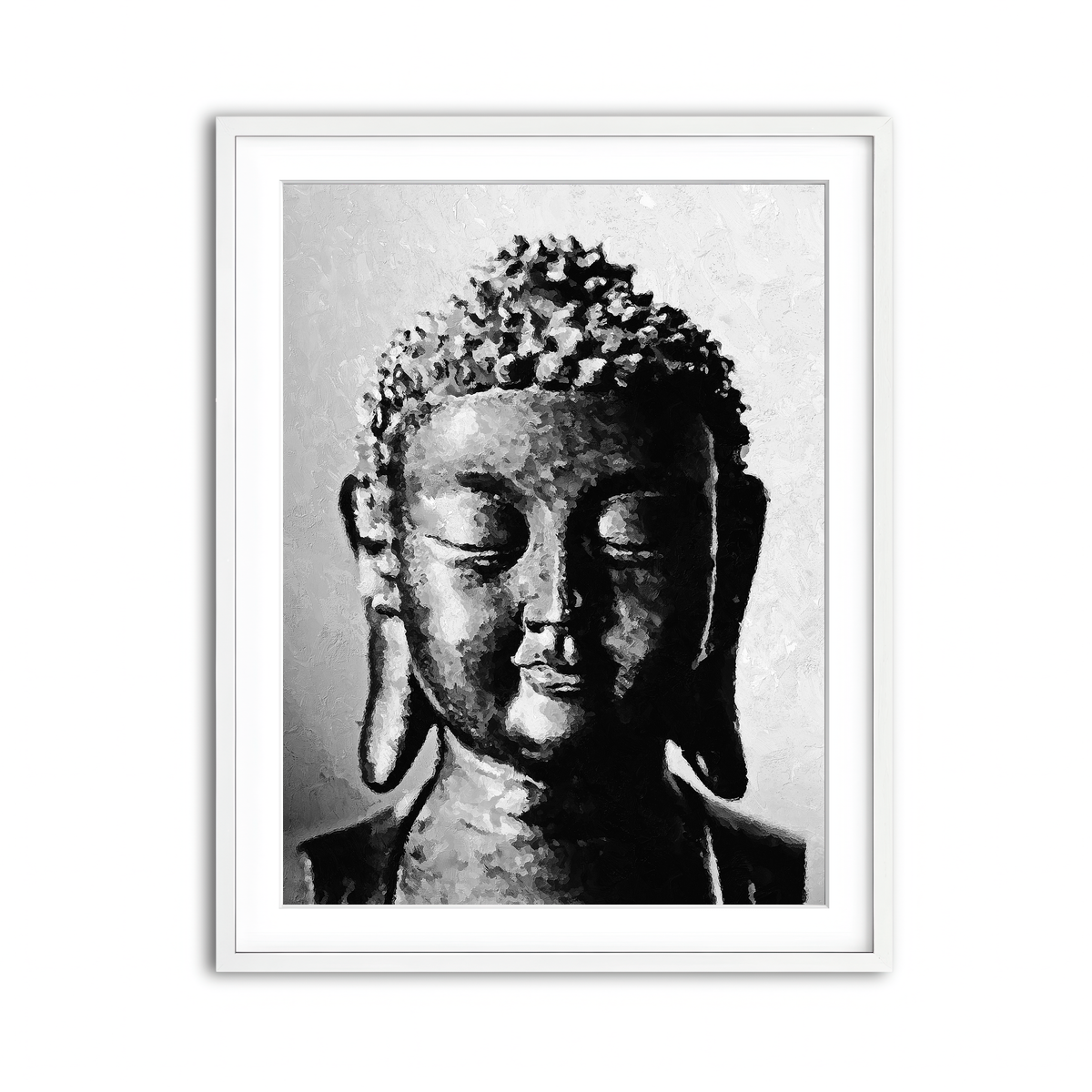 Framed Print 3x4 White