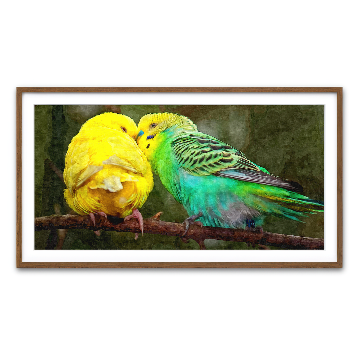 Framed Print 2x1 Walnut