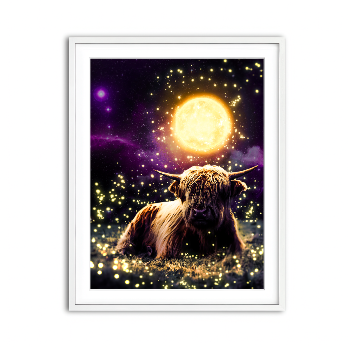 Framed Print 3x4 White