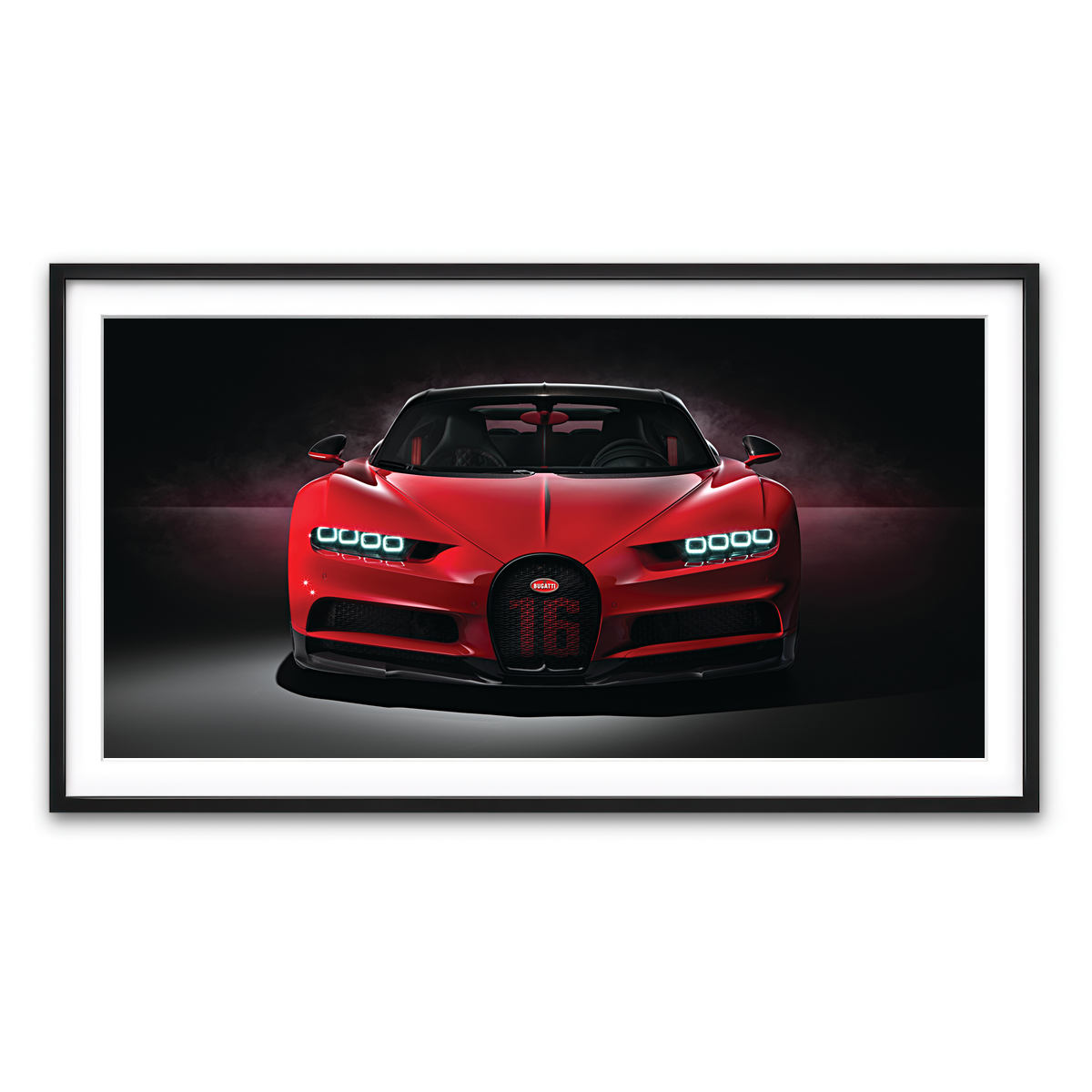 Framed Print 2x1 Black