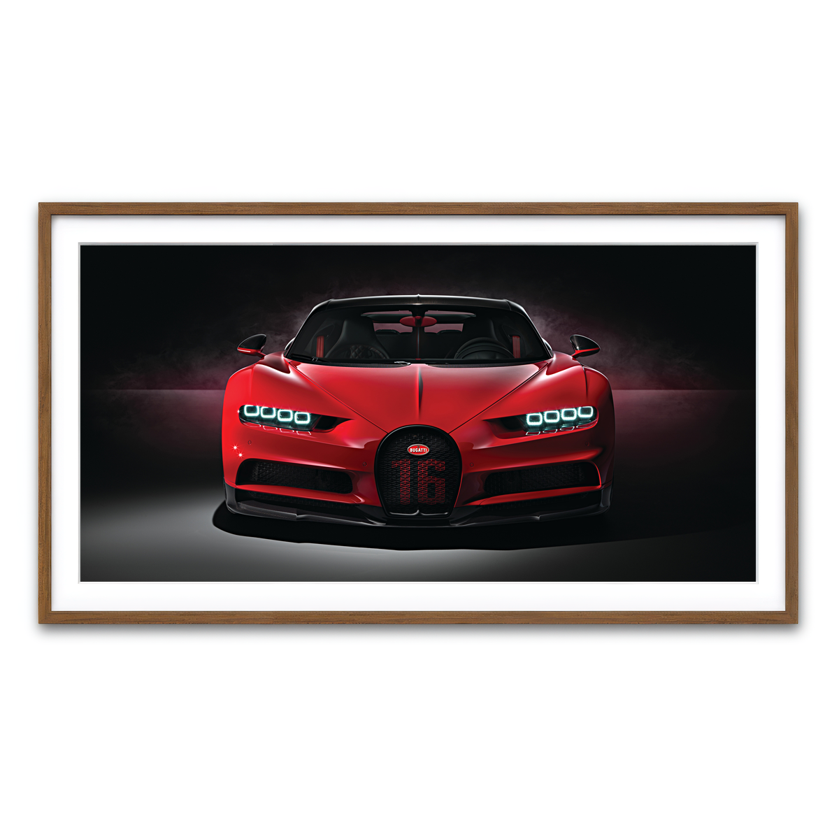 Framed Print 2x1 Walnut