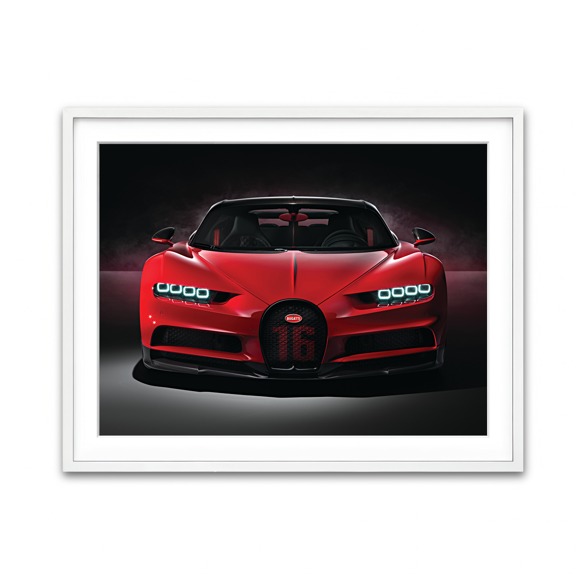 Framed Print 4x3 White