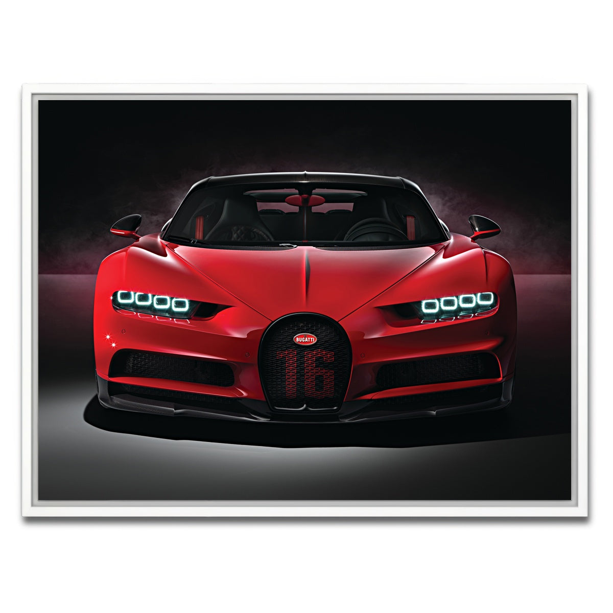 AUTO-MOCKUP WHITE | bugatti | 1 Piece | White Framed Canvas | group=4x3