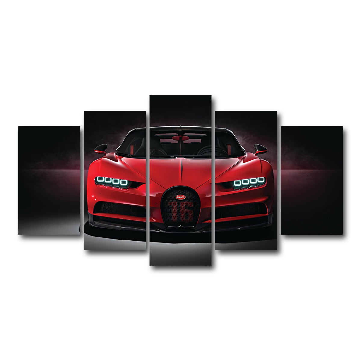AUTO-MOCKUP WHITE | bugatti | 5 Piece | Gallery Wrap Canvas | group=5_normal