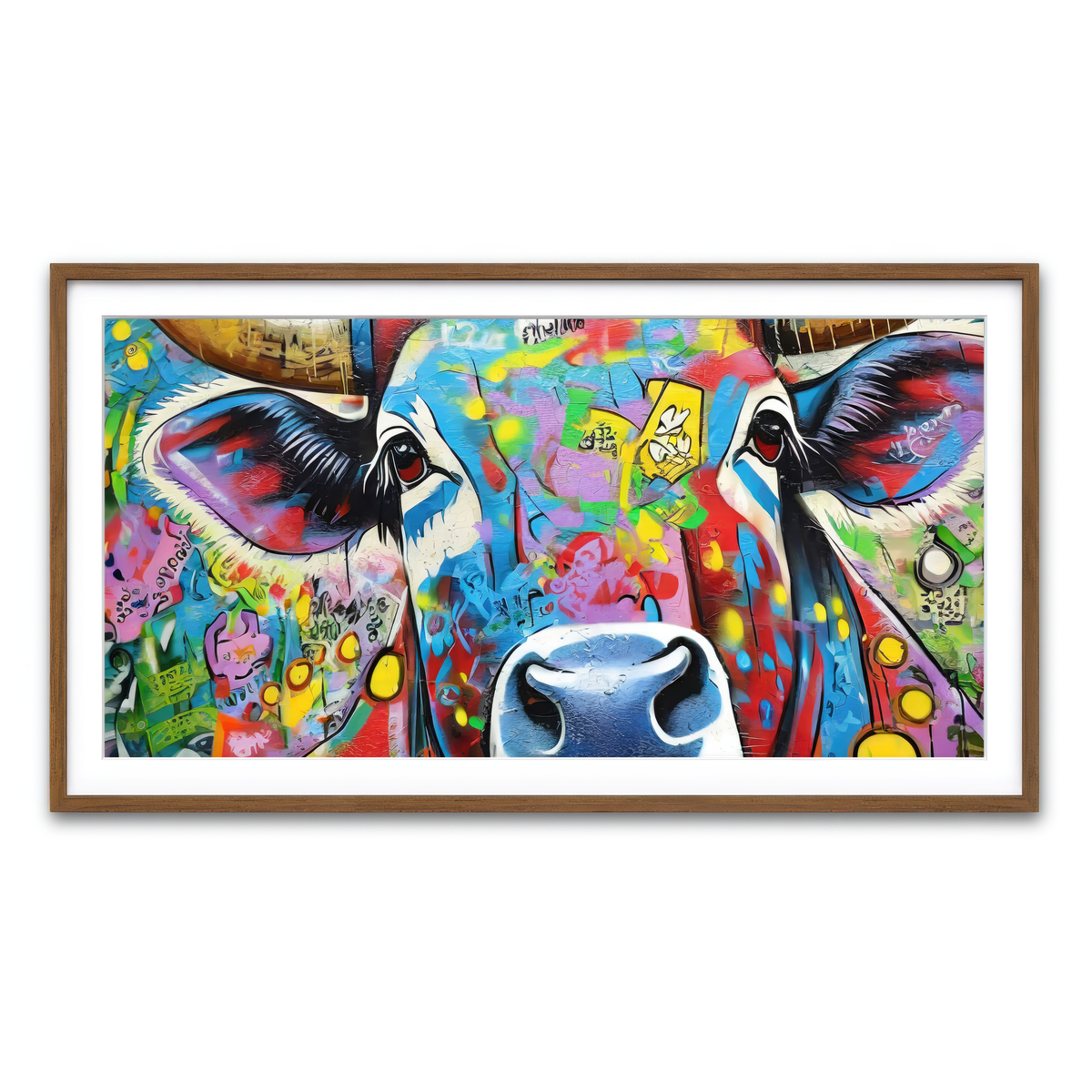 Framed Print 2x1 Walnut