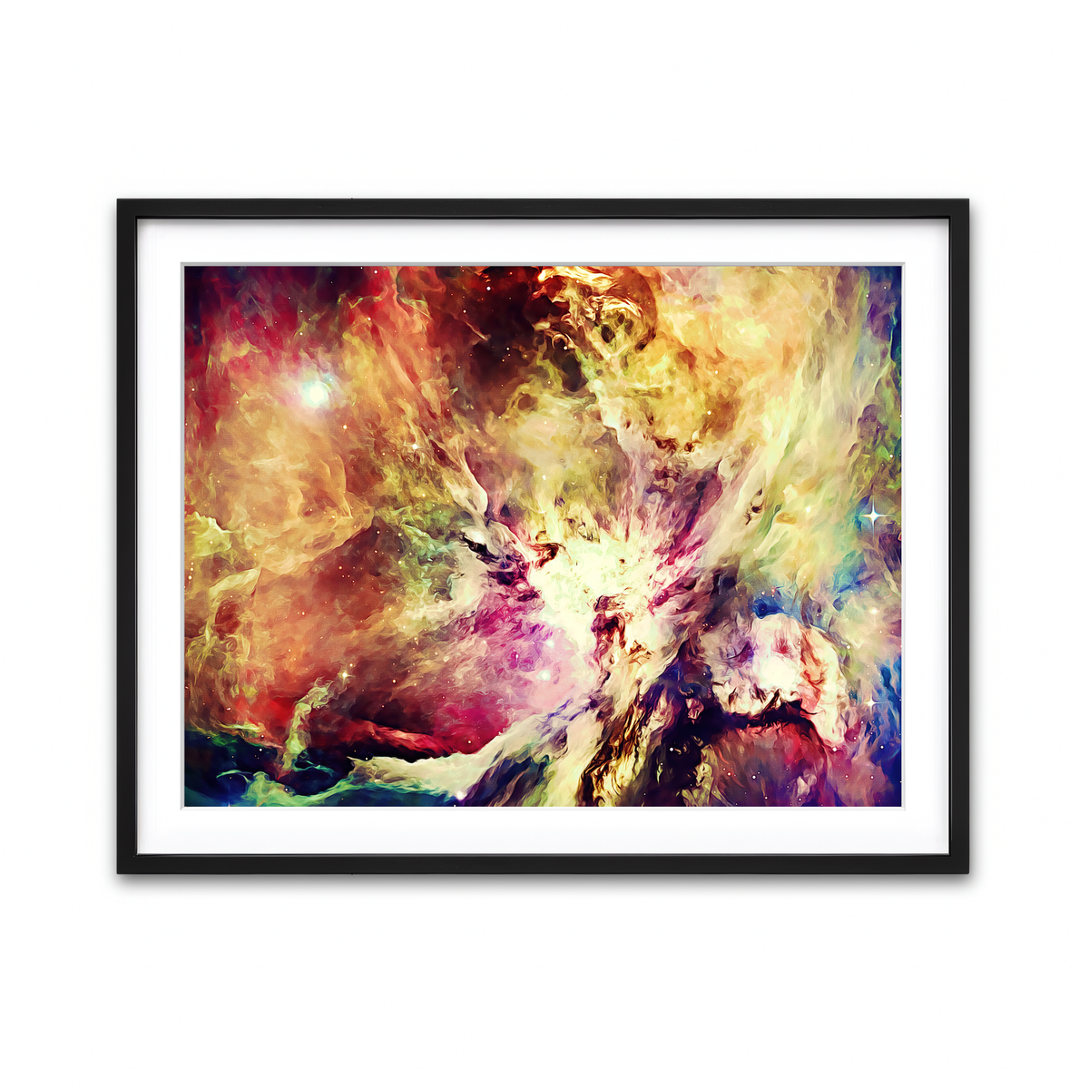 Framed Print 4x3 Black