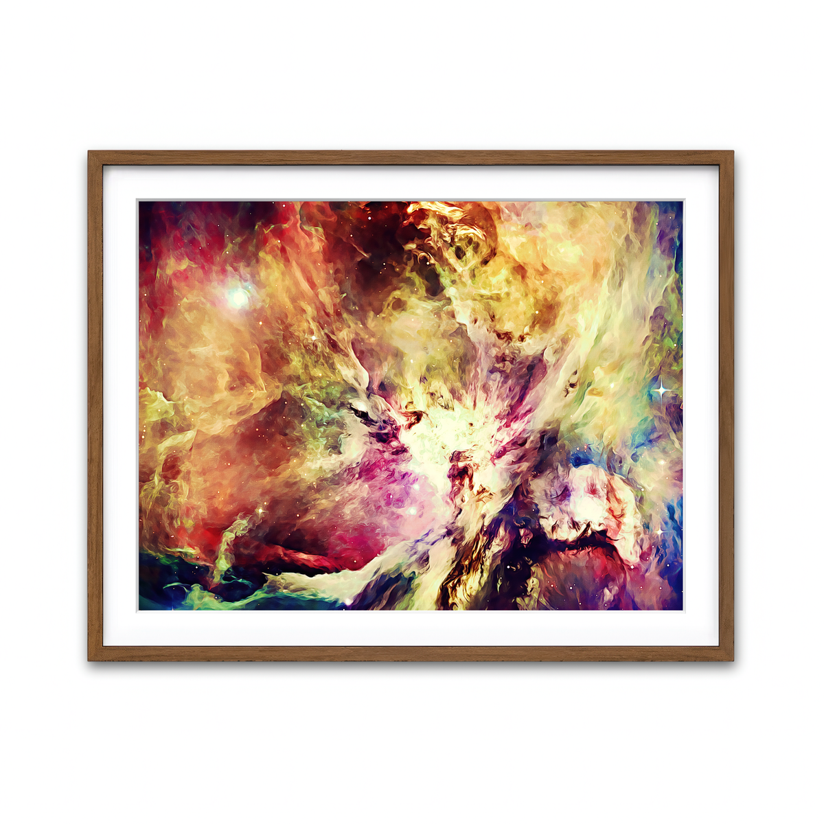 Framed Print 4x3 Walnut