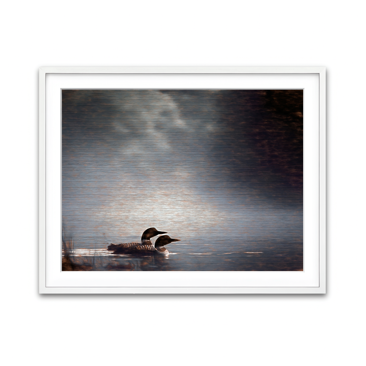 Framed Print 4x3 White