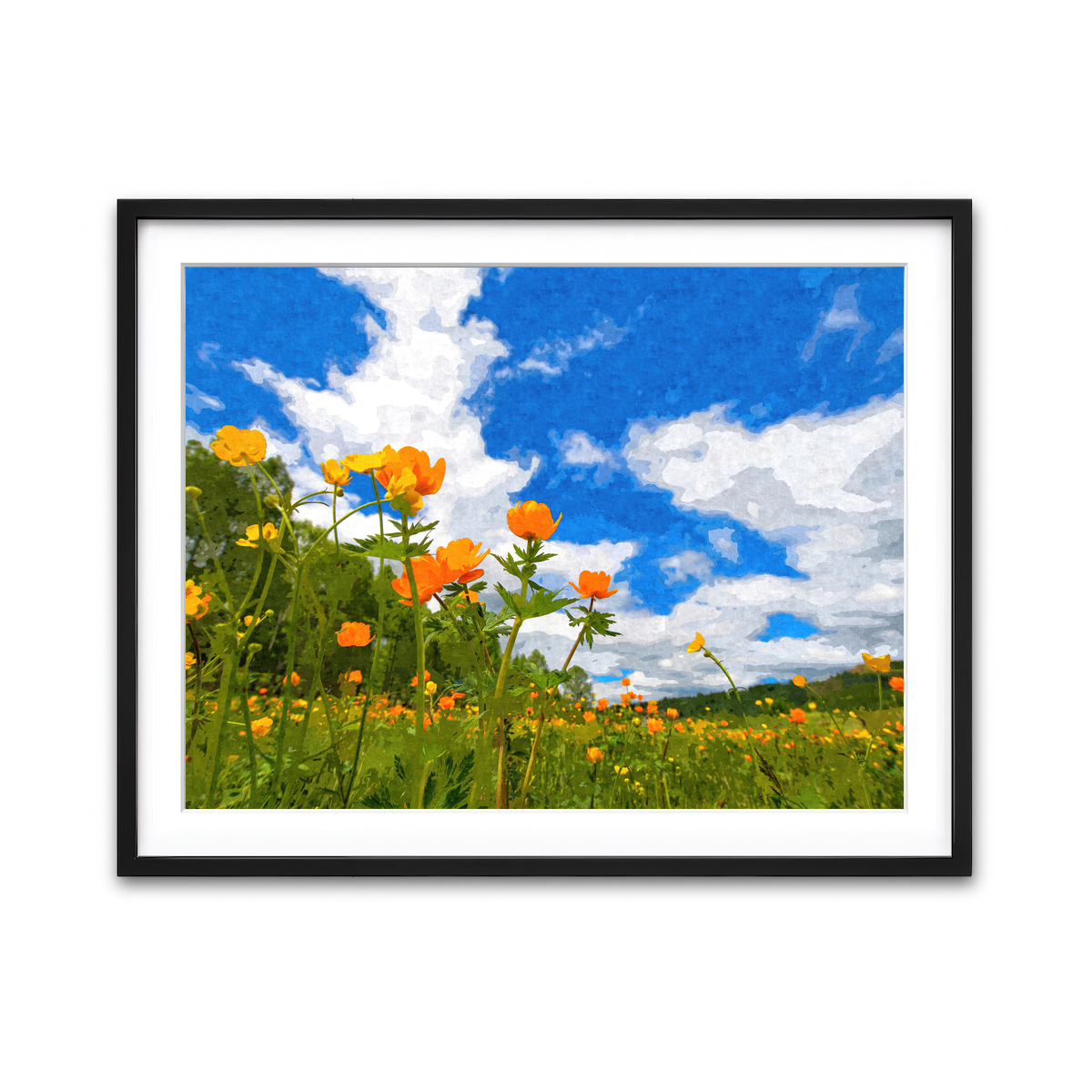 Framed Print 4x3 Black