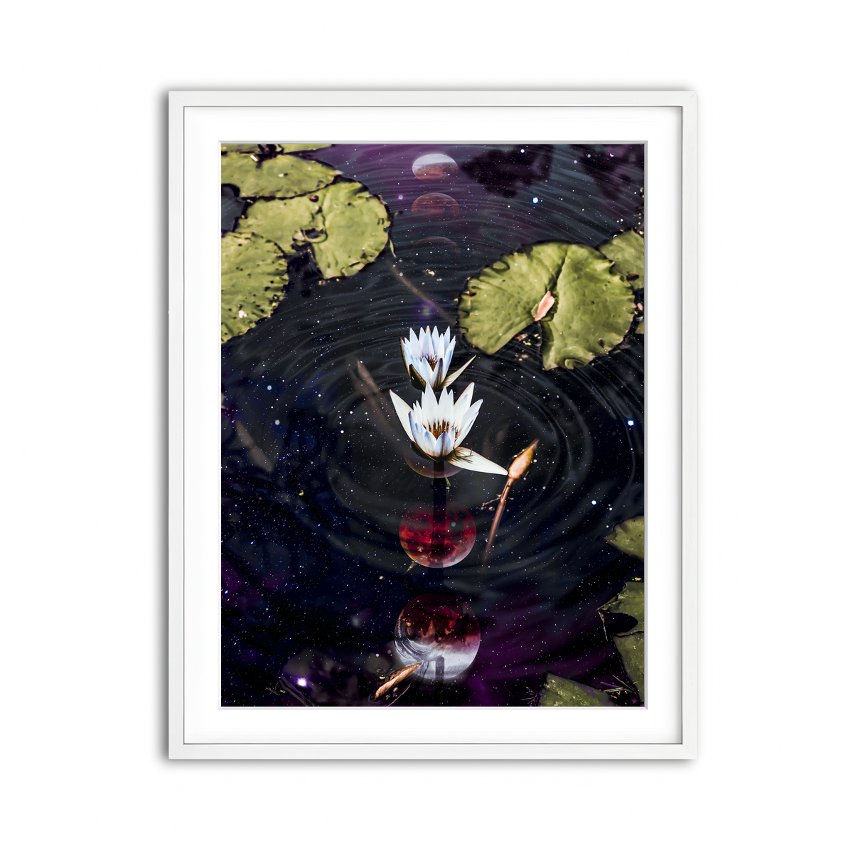 Framed Print 3x4 White