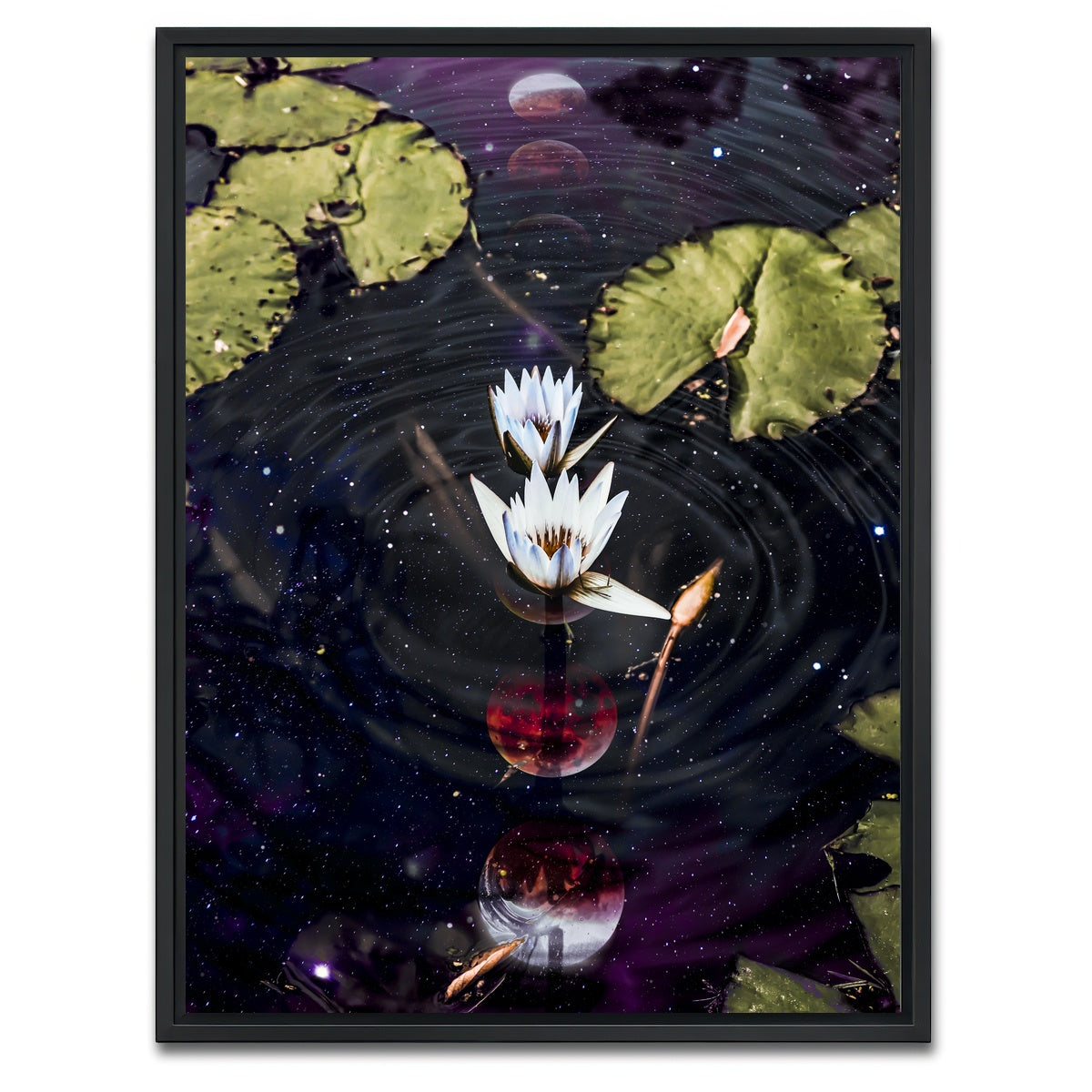 AUTO-MOCKUP WHITE | calm | 1 Piece | Black Framed Canvas | group=3x4