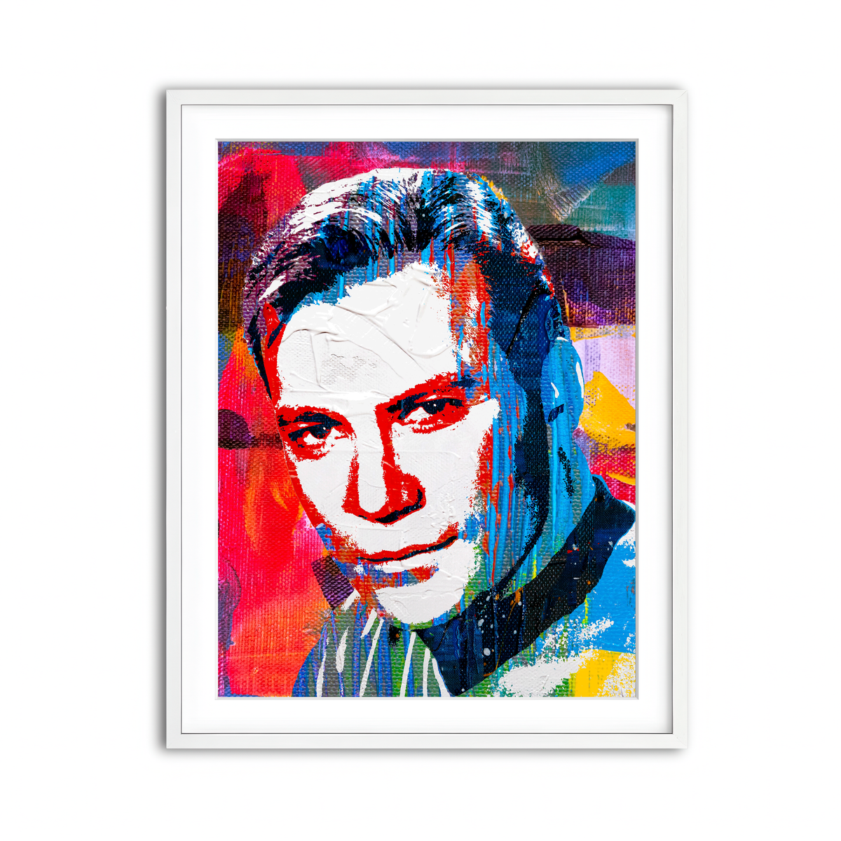 Framed Print 3x4 White