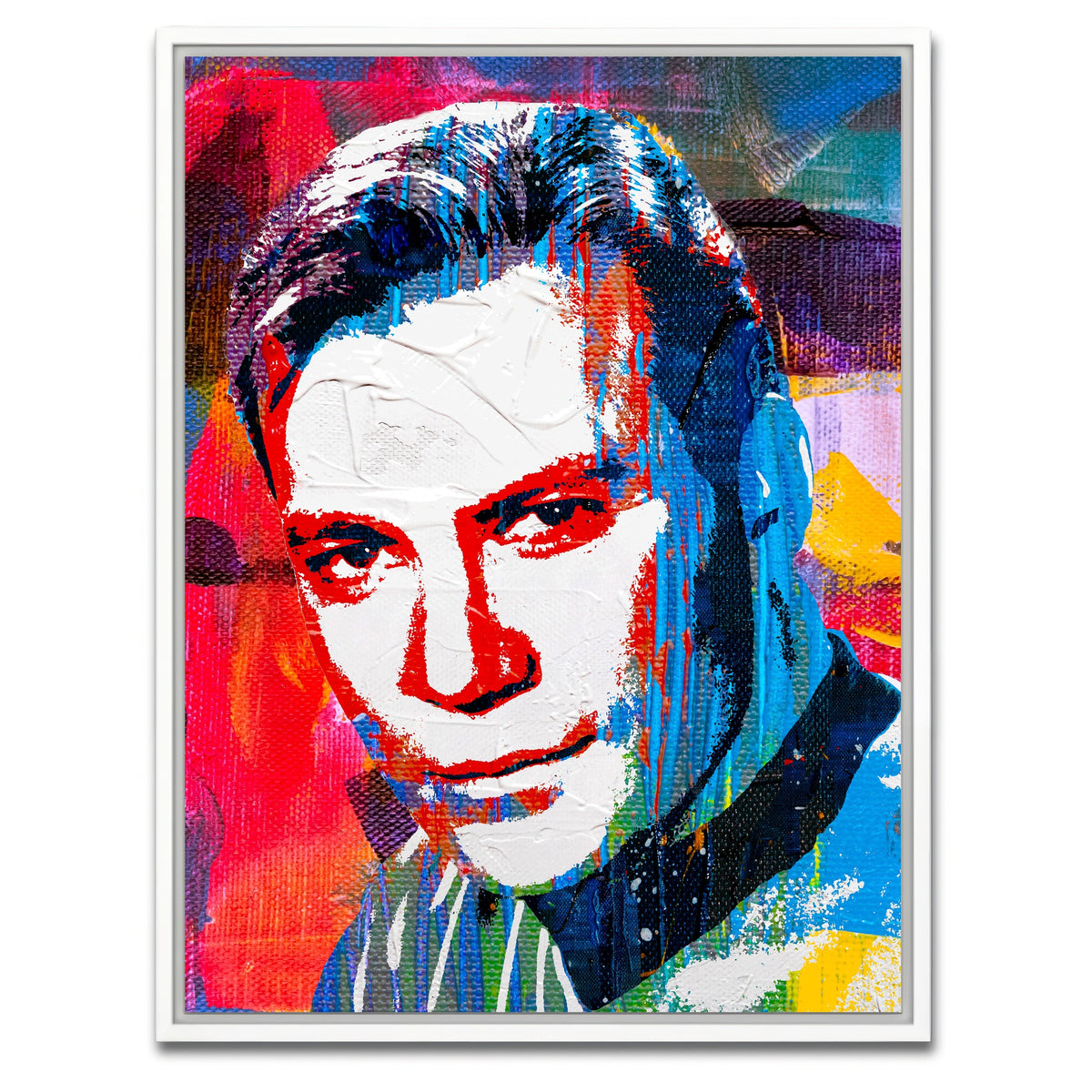 AUTO-MOCKUP WHITE | capt kirk | 1 Piece | White Framed Canvas | group=3x4