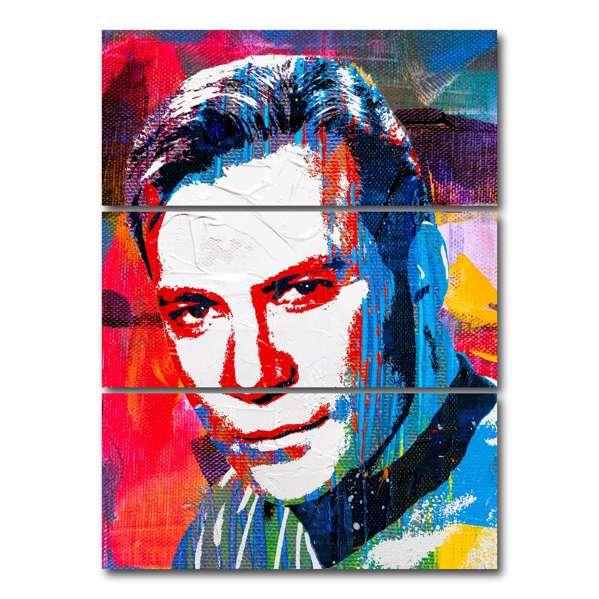 AUTO-MOCKUP WHITE | capt kirk | 3 Piece | Gallery Wrap Canvas | group=8x18_stacked