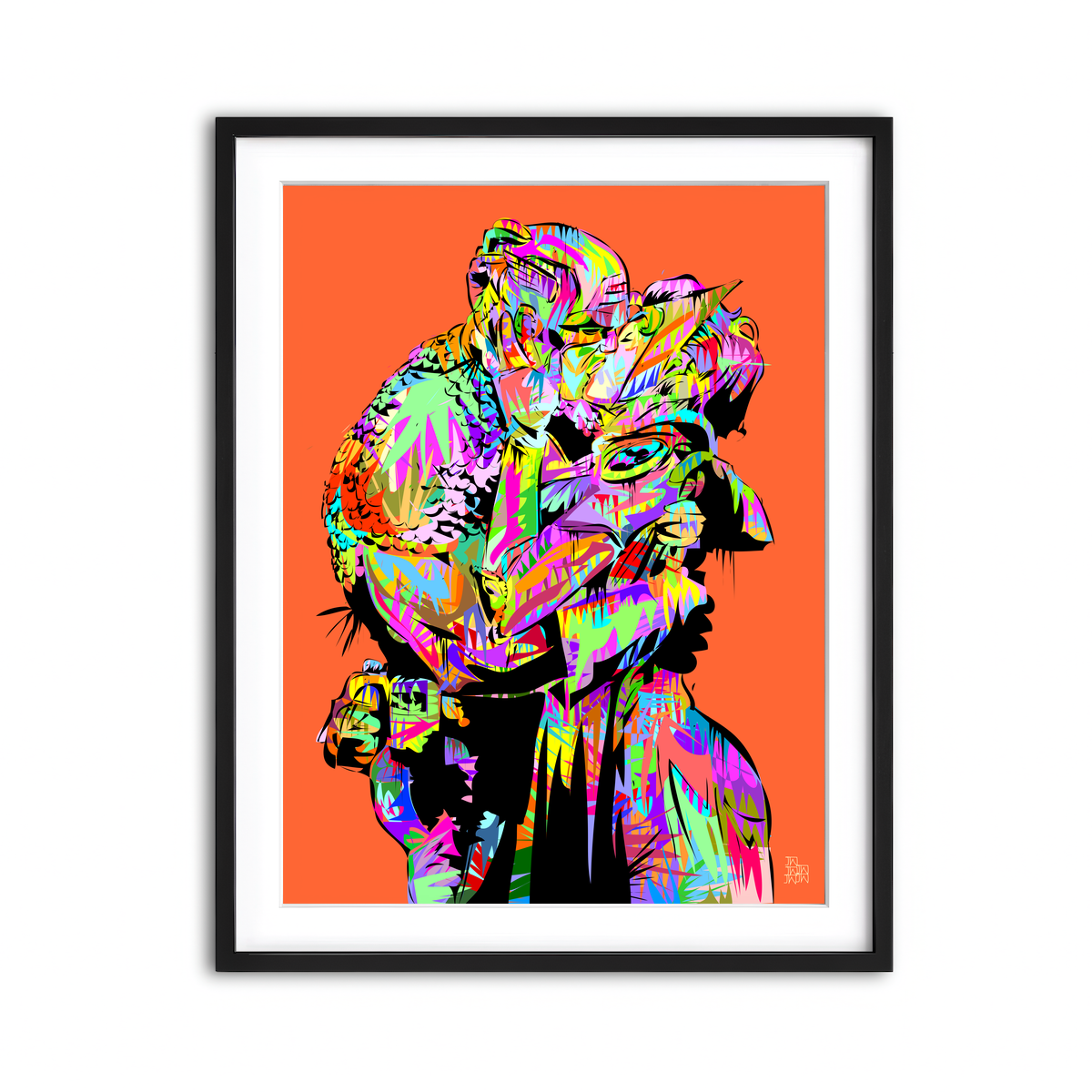Framed Print 3x4 Black
