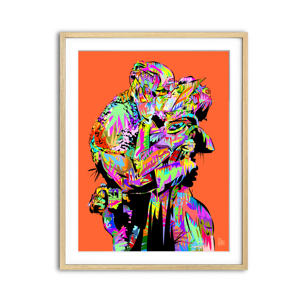 Framed Print 3x4 Natural