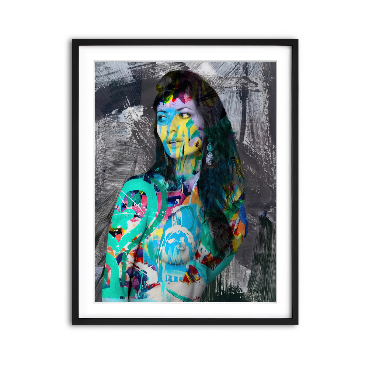 Framed Print 3x4 Black