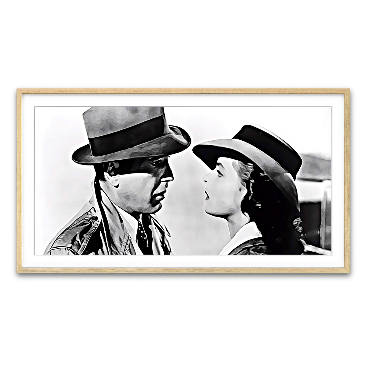 Framed Print 2x1 Natural