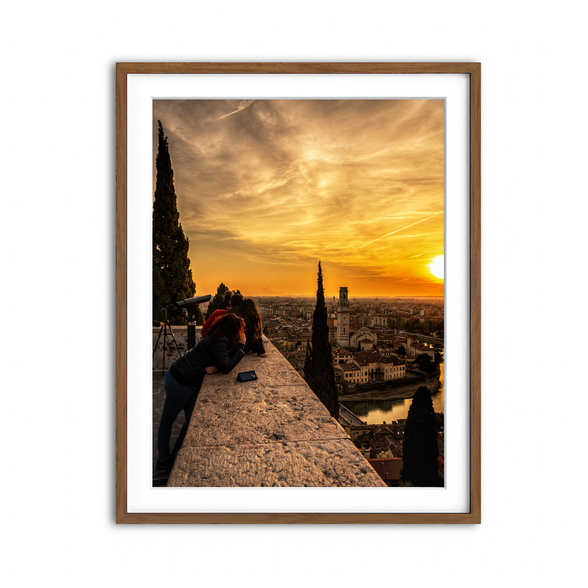 Framed Print 3x4 Walnut