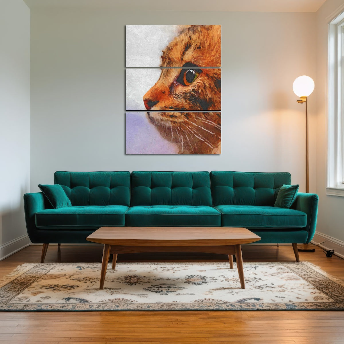 AUTO-MOCKUP ROOM | cat 3 painting