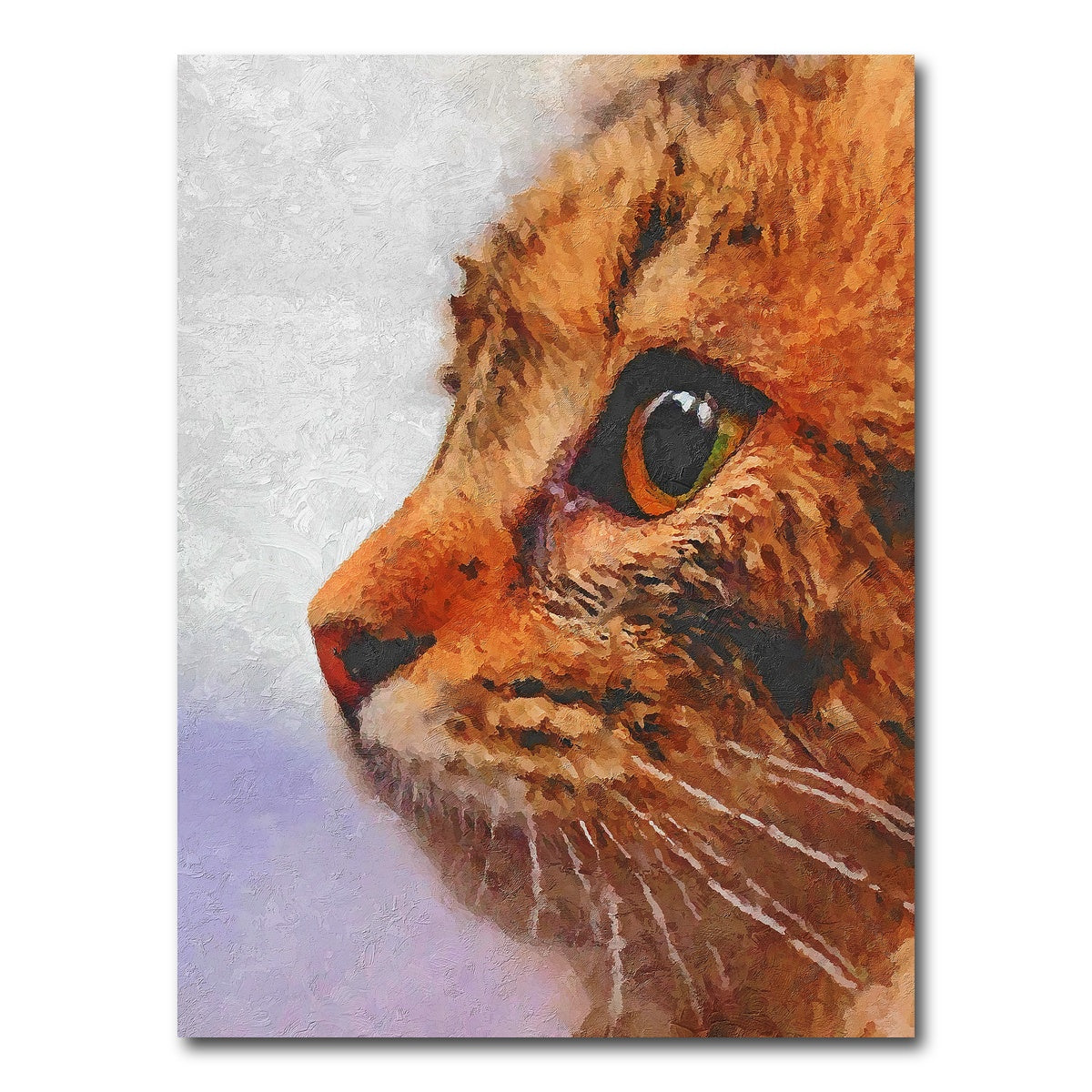AUTO-MOCKUP WHITE | cat 3 painting | 1 Piece | Gallery Wrap Canvas | group=3x4