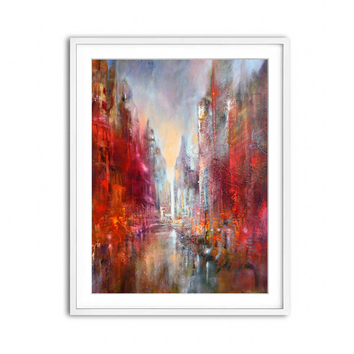 Framed Print 3x4 White