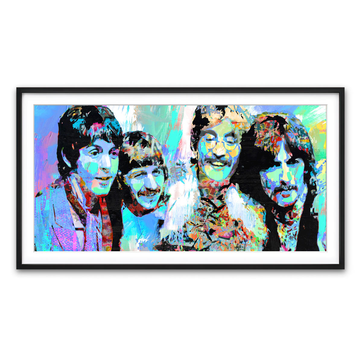 Framed Print 2x1 Black