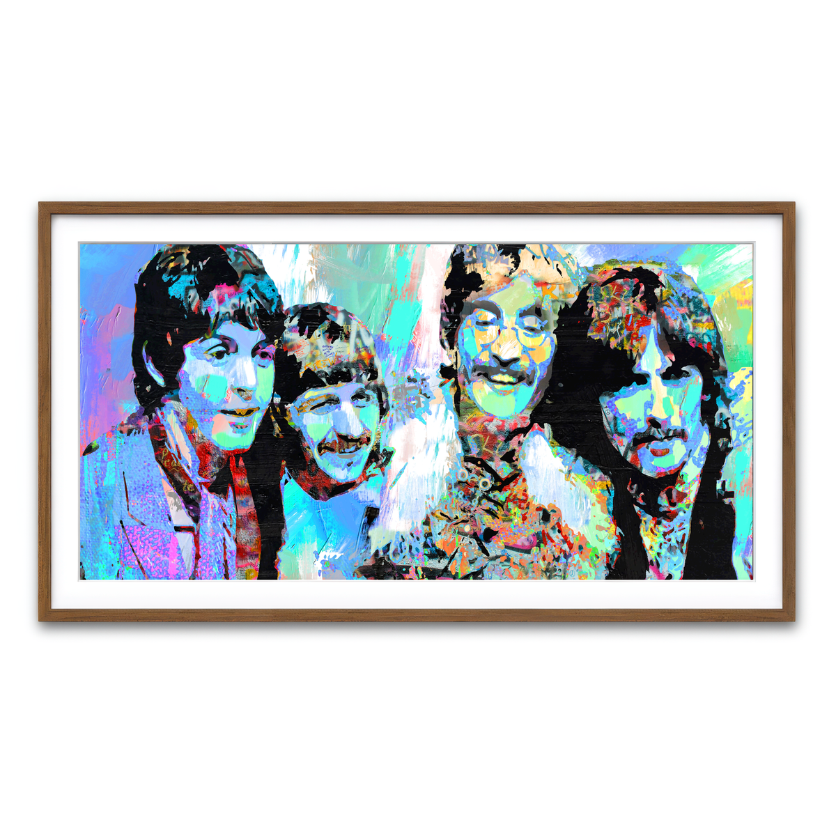 Framed Print 2x1 Walnut