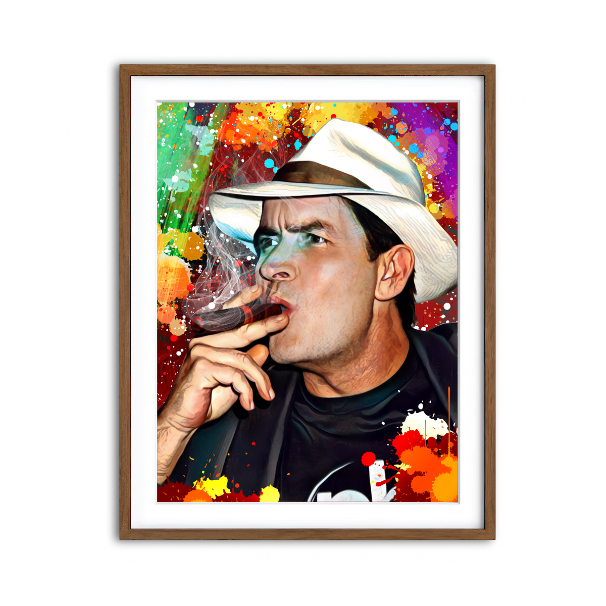 Framed Print 3x4 Walnut