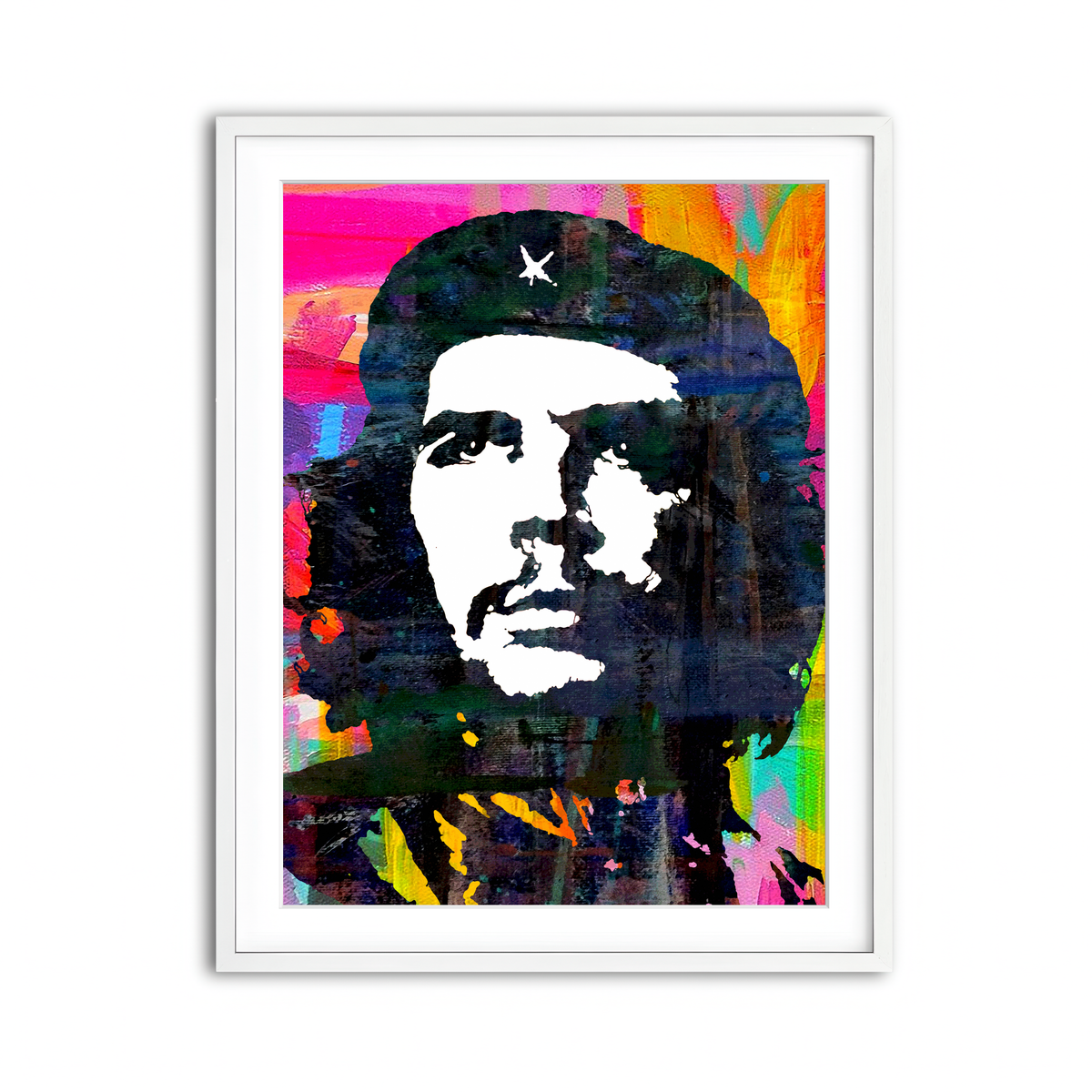 Framed Print 3x4 White