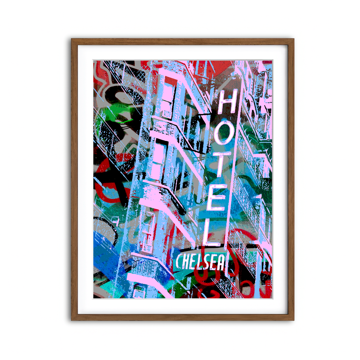 Framed Print 3x4 Walnut