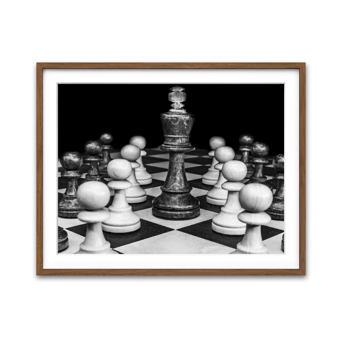 Framed Print 4x3 Walnut