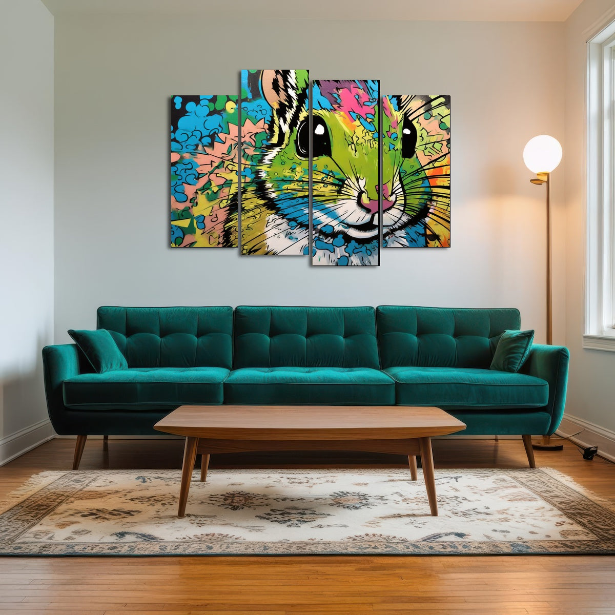 AUTO-MOCKUP ROOM | chipmunk graffiti