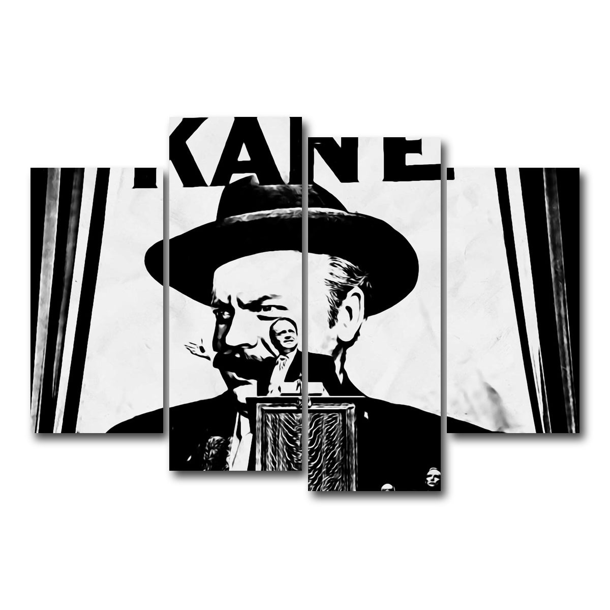 AUTO-MOCKUP WHITE | citizen kane | 4 Piece | Gallery Wrap Canvas | group=4_short