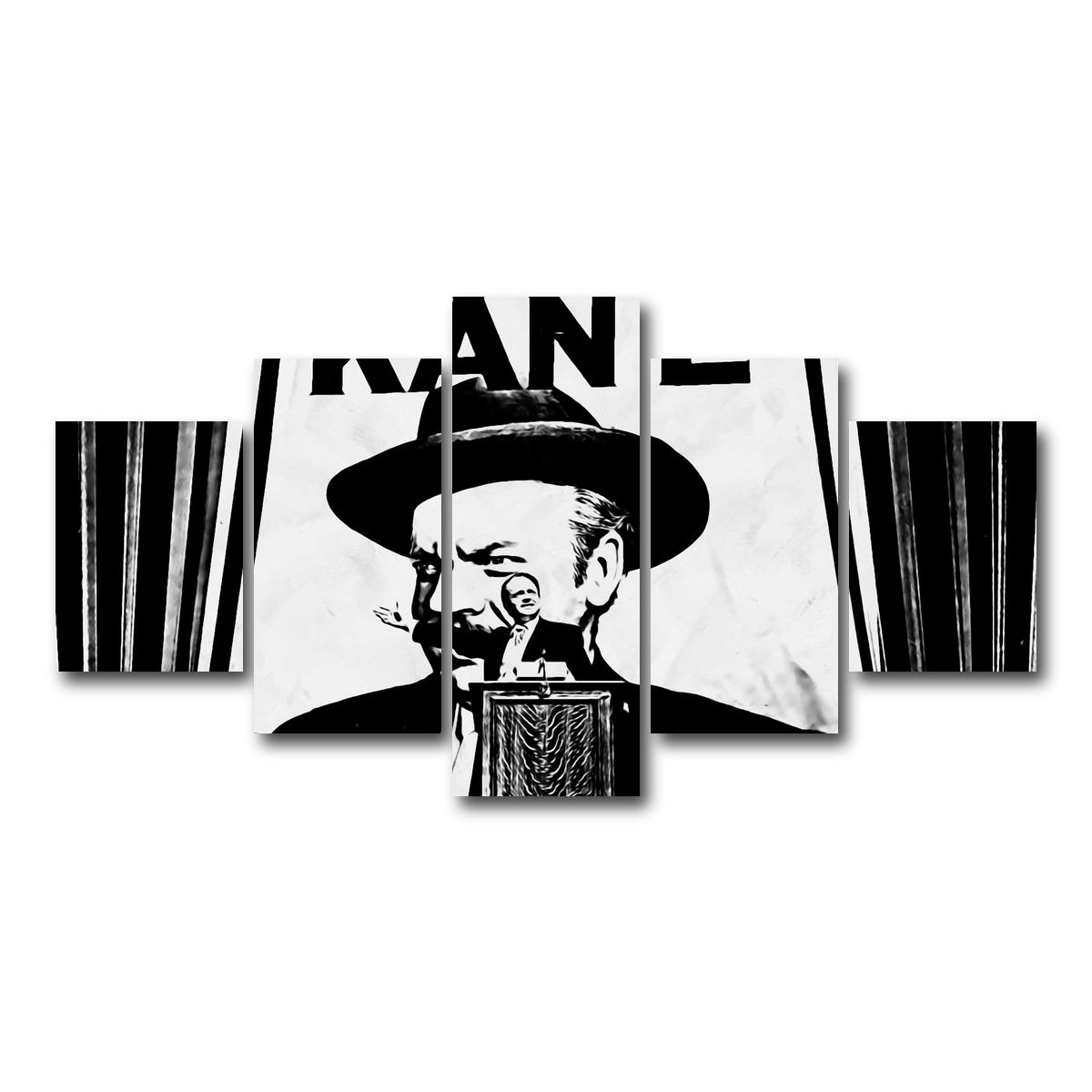 AUTO-MOCKUP WHITE | citizen kane | 5 Piece | Gallery Wrap Canvas | group=5_short