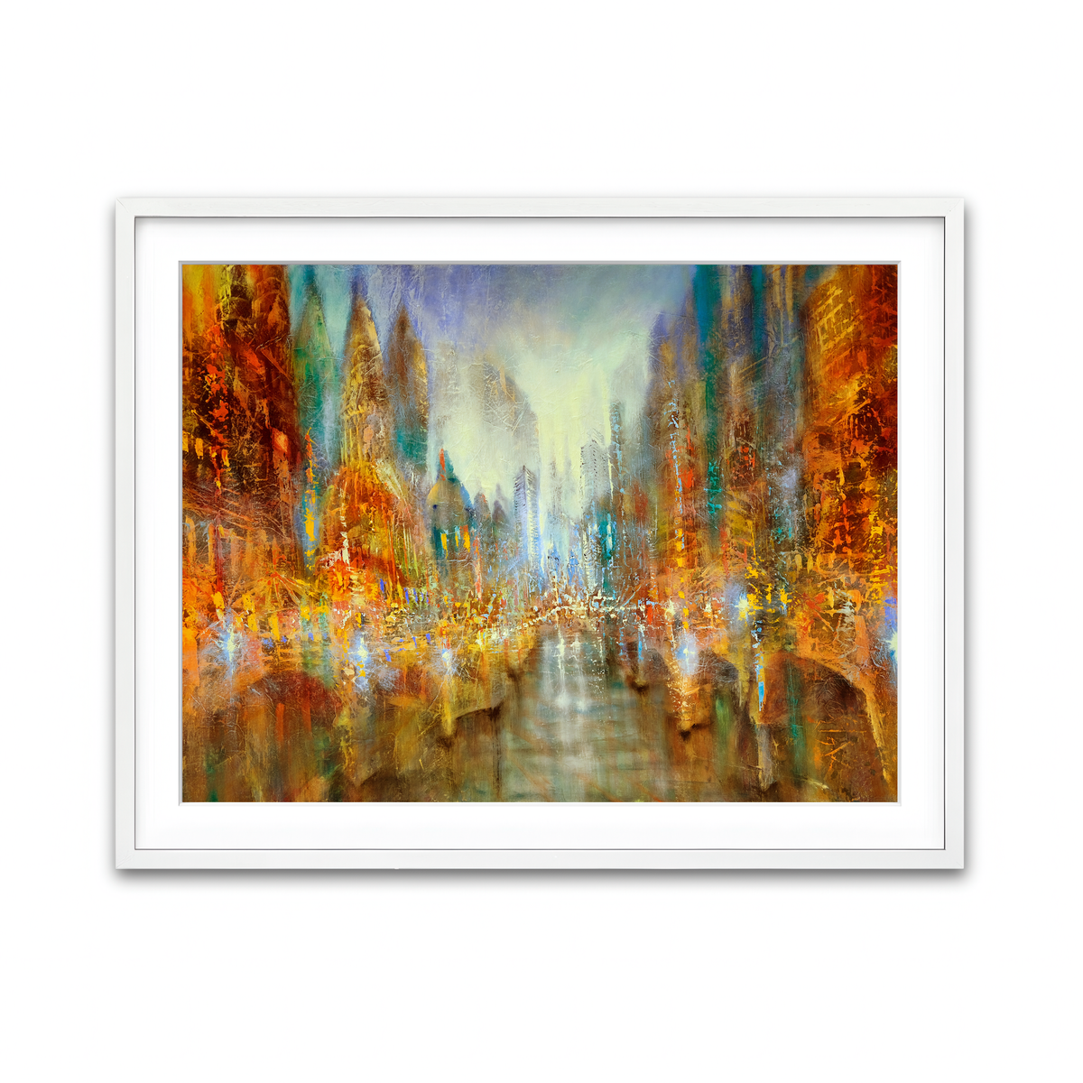 Framed Print 4x3 White
