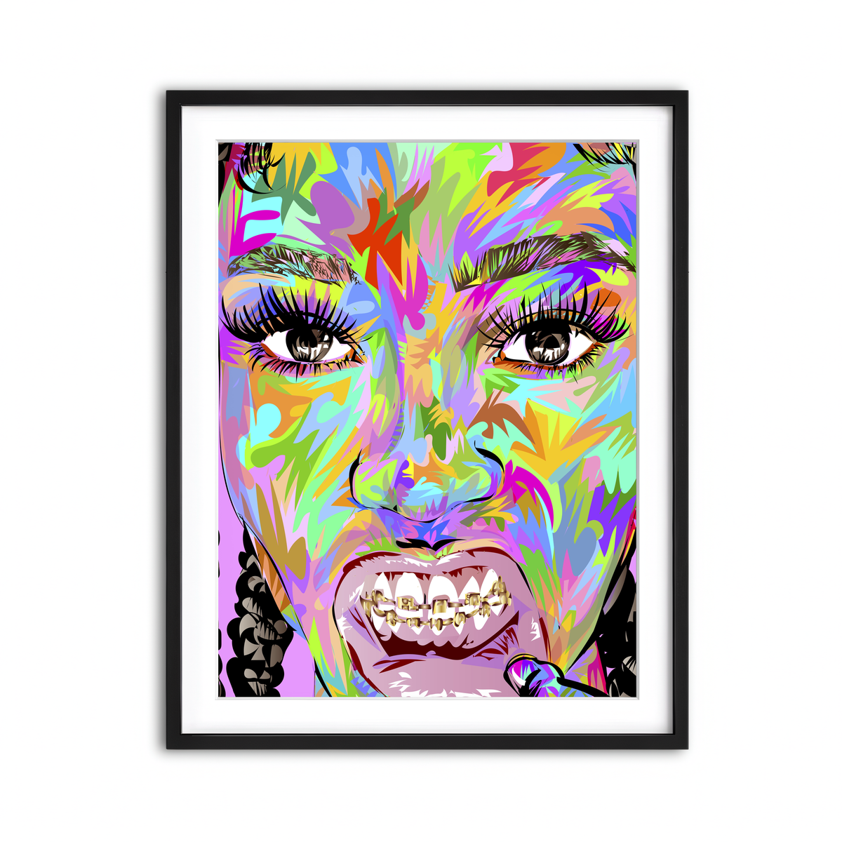 Framed Print 3x4 Black
