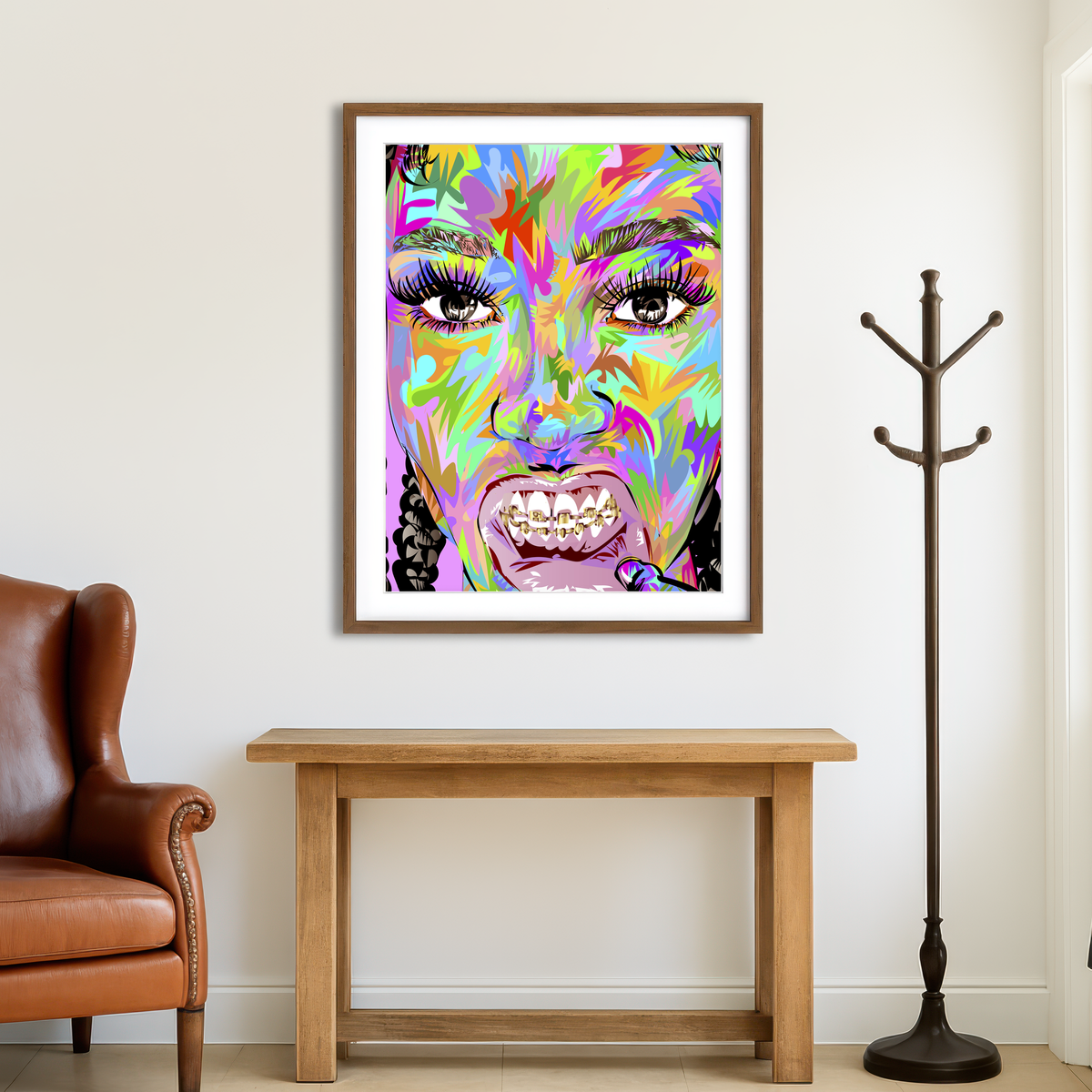 AUTO-MOCKUP ROOM | Coi Leyrey Wall Art