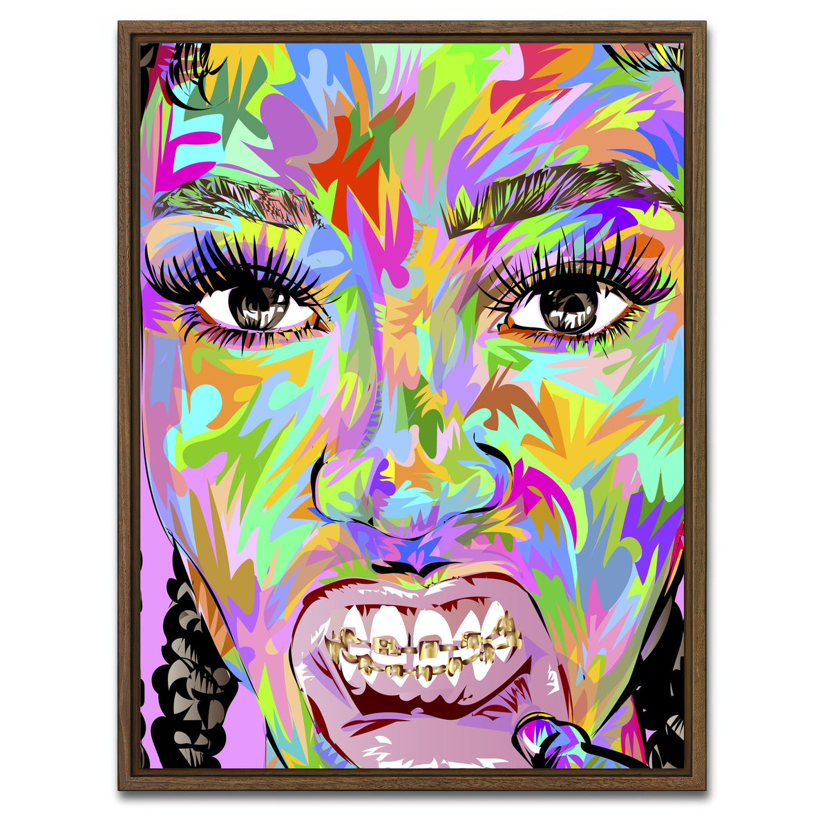 AUTO-MOCKUP WHITE | coi leyrey | 1 Piece | Walnut Framed Canvas | group=3x4