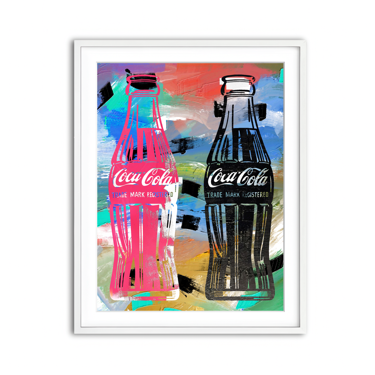 Framed Print 3x4 White