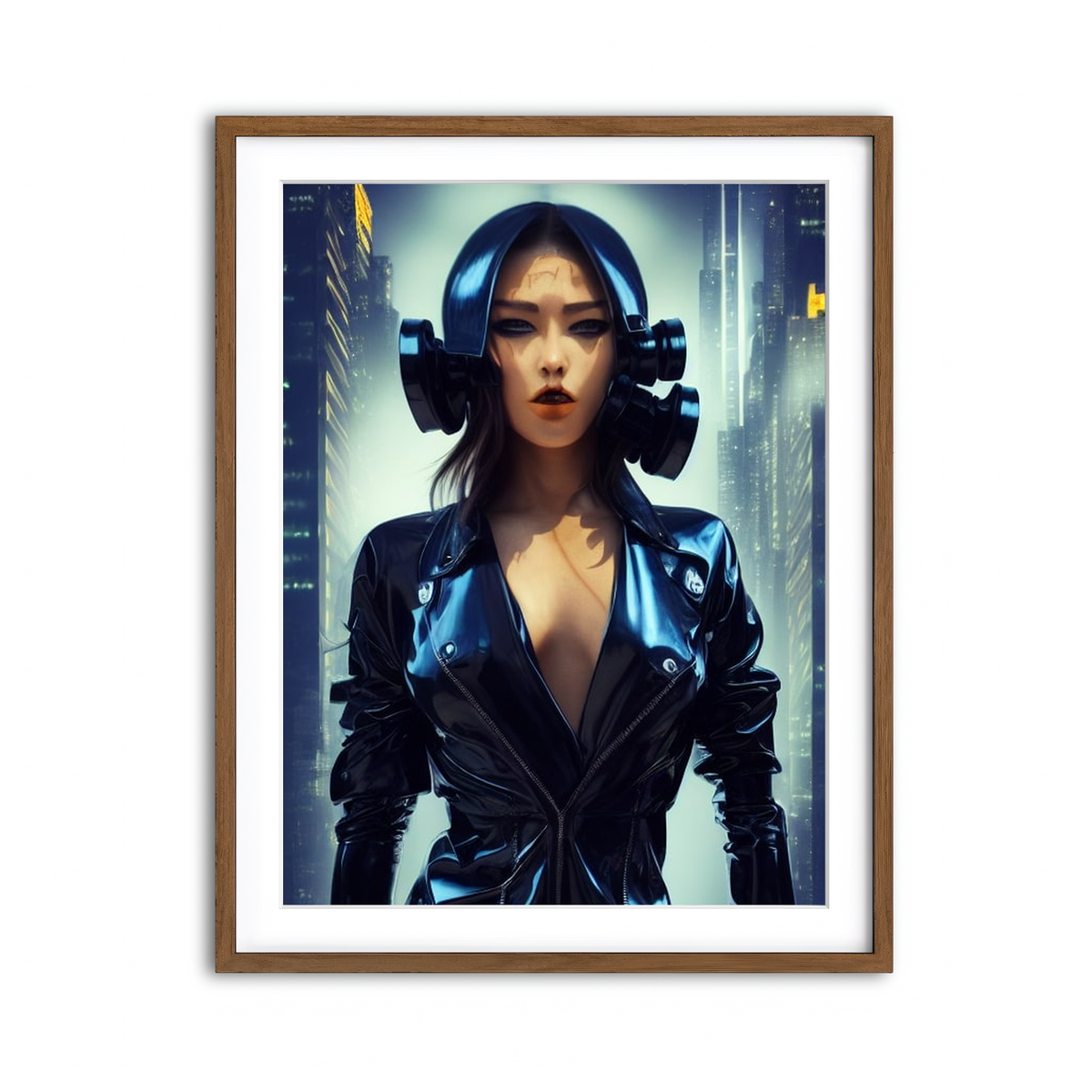 Framed Print 3x4 Walnut