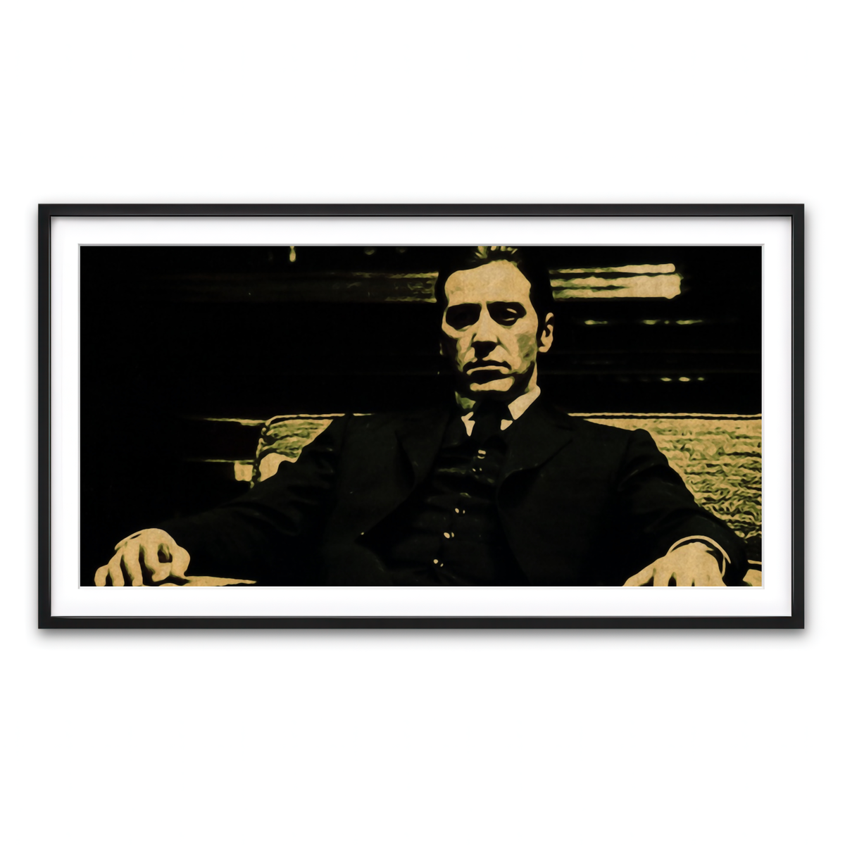 Framed Print 2x1 Black