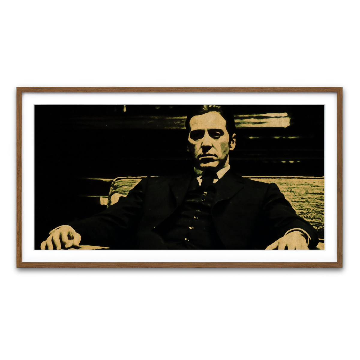 Framed Print 2x1 Walnut