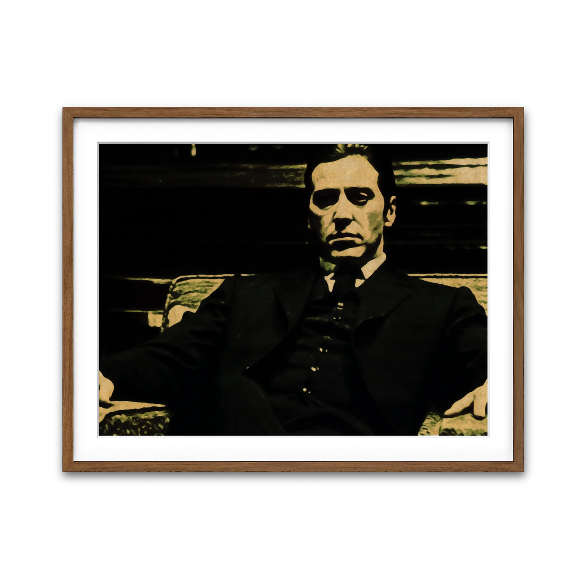 Framed Print 4x3 Walnut