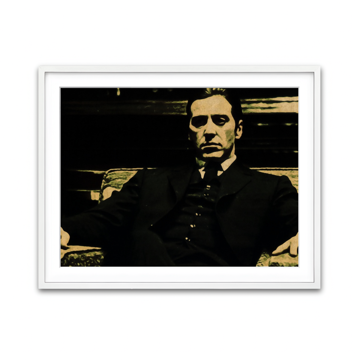 Framed Print 4x3 White