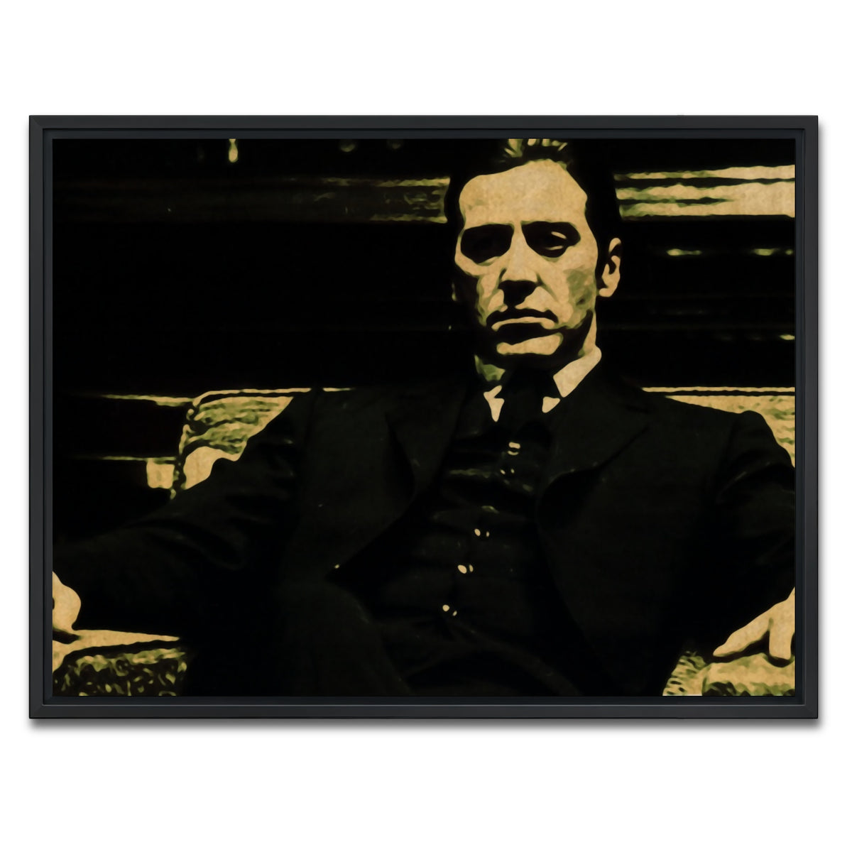 AUTO-MOCKUP WHITE | corleone | 1 Piece | Black Framed Canvas | group=4x3