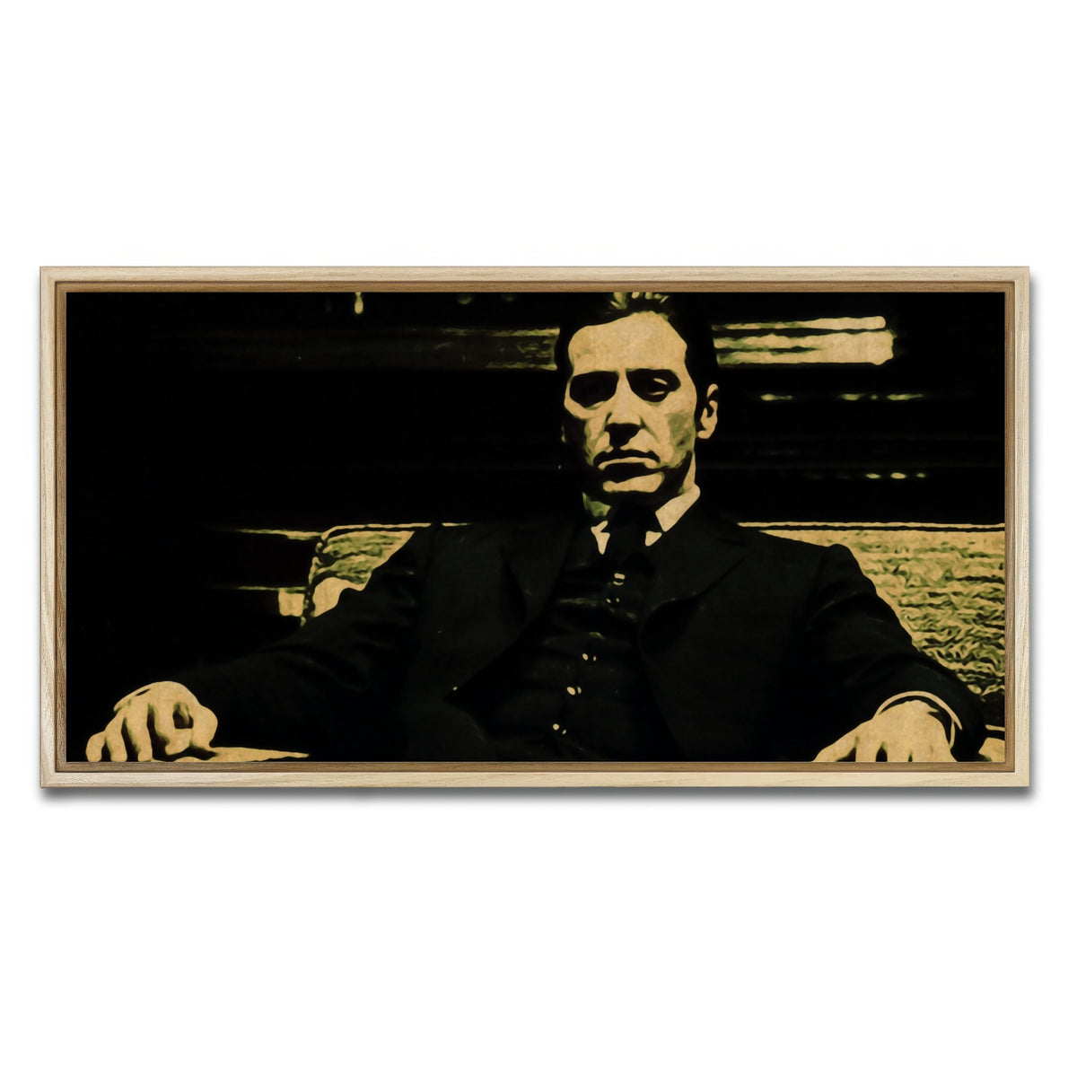 AUTO-MOCKUP WHITE | corleone | 1 Piece | Natural Framed Canvas | group=2x1