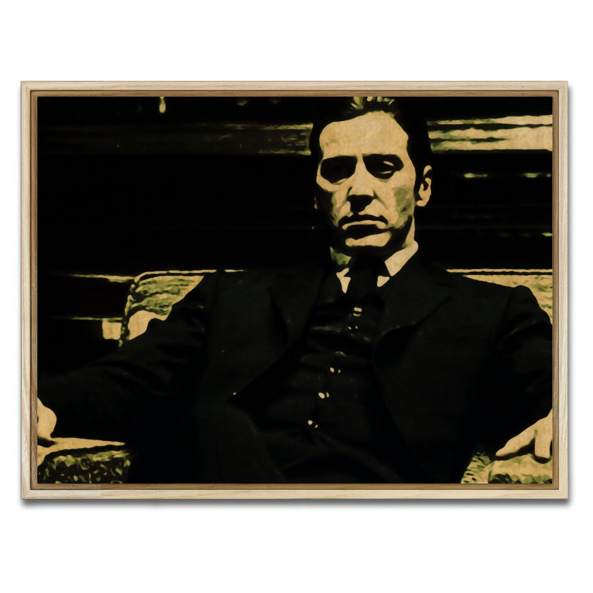 AUTO-MOCKUP WHITE | corleone | 1 Piece | Natural Framed Canvas | group=4x3