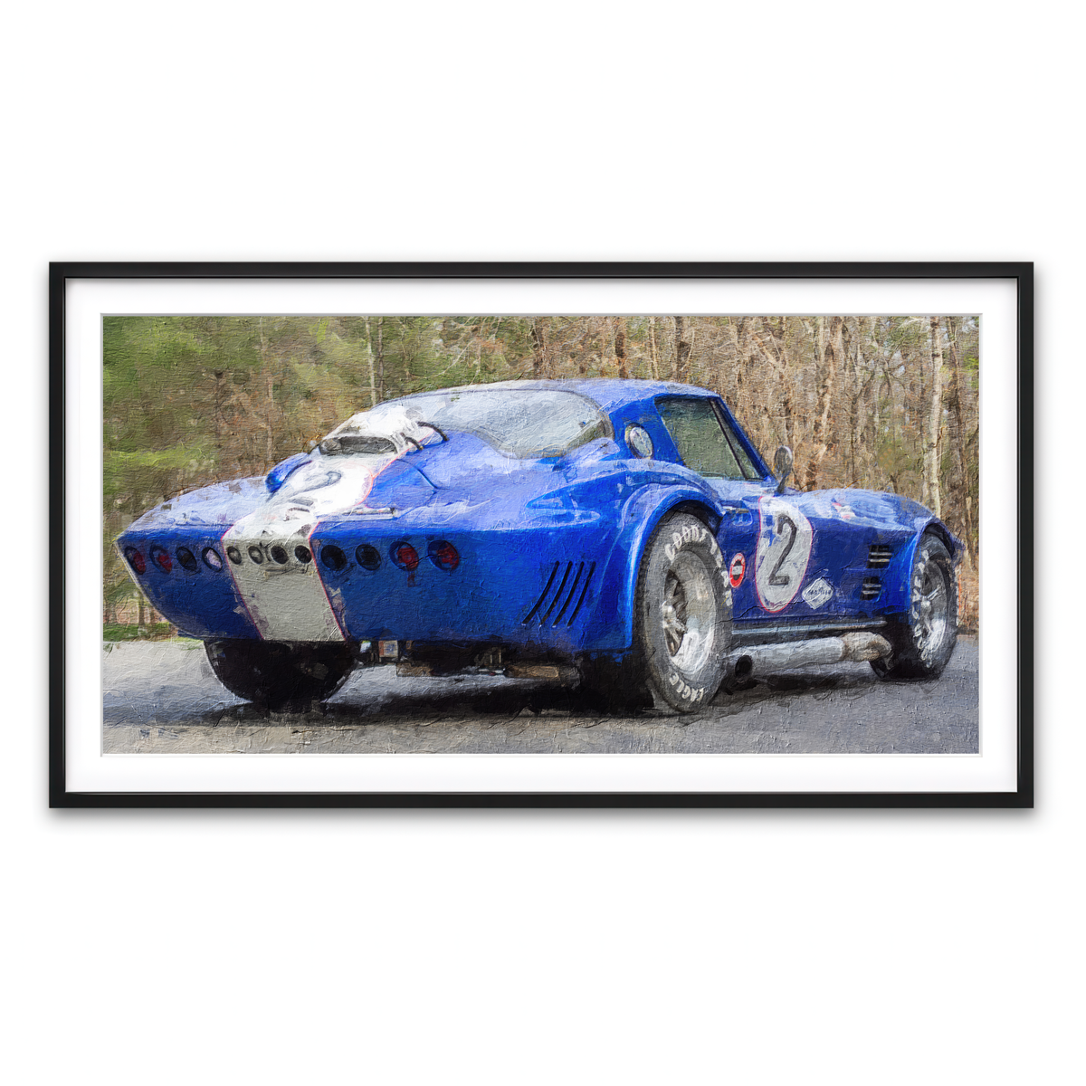 Framed Print 2x1 Black