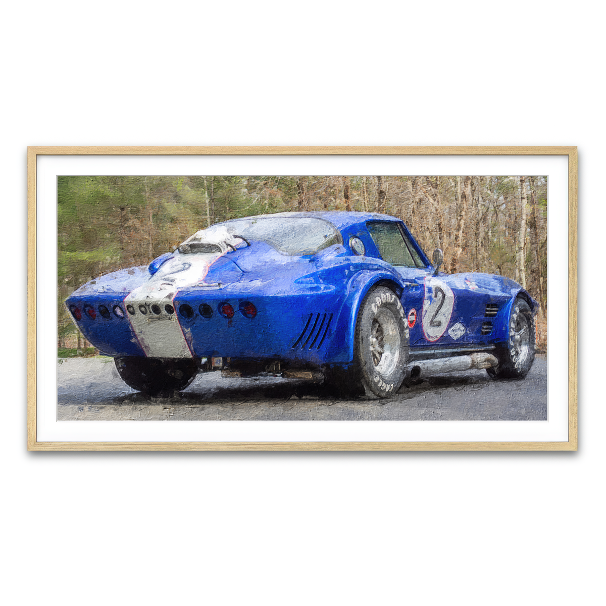 Framed Print 2x1 Natural